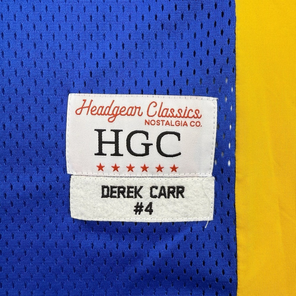 Headgear Classics Jersey‎ Mens Derek Carr High School Football Medium NWT - Picture 2 of 9